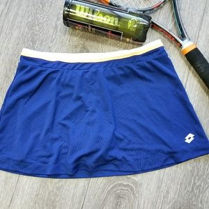 New Lotto Shela Tennis Skirt Skort Navy L